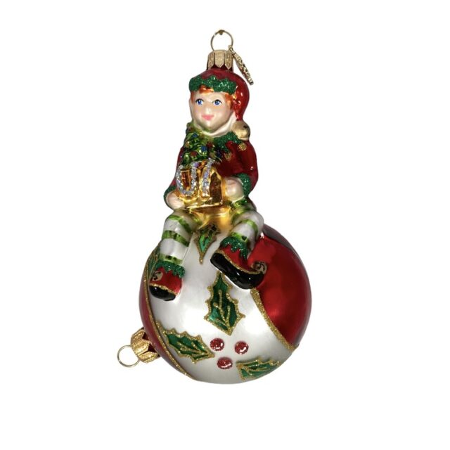 elf on a bauble
