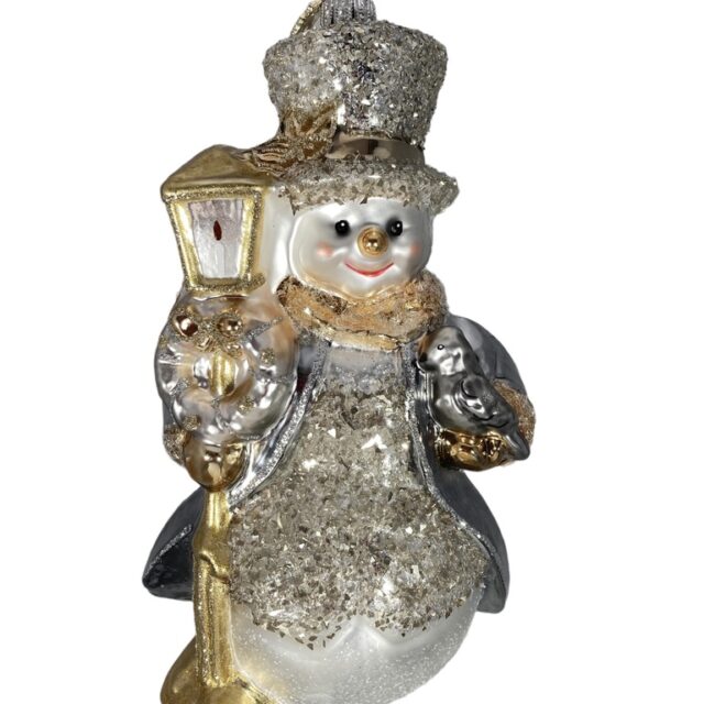 Snowman silver/gold