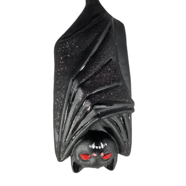 black bat, red eyes
