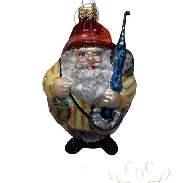 kerstman gaat vissen, santa is fishing, sport, hengelsport, sealife, zeeleven, kerst, chritmas, christmasdecoration, kerstversiering, santa claus, kerstboom, christmastree, krsi kringle, happiness, love of live, morawski