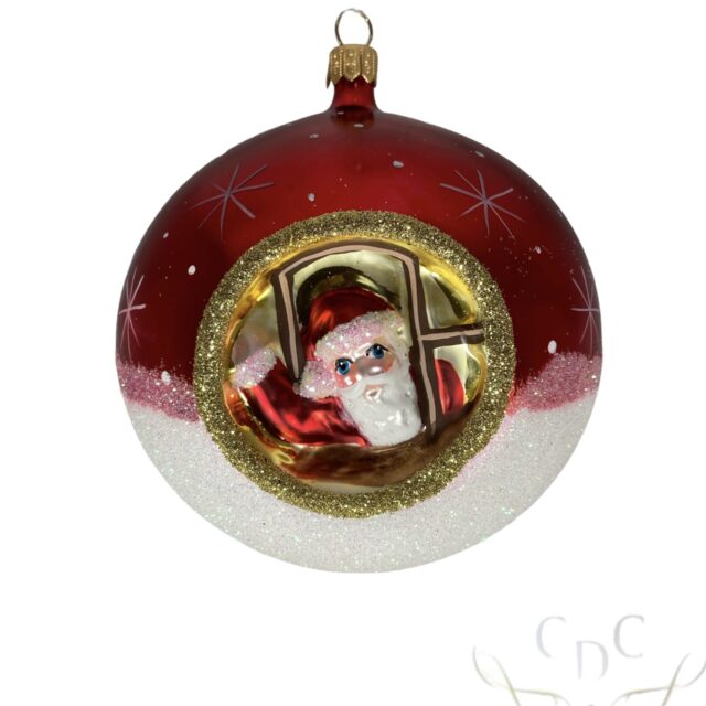 Santa reflex, santa bauble, kerstman bal, reflex, , christmas, kerst, christmasdecoration, kerstversiering, kerstboom, christmastree, xmas, xmasinspo, christmasinspiration, kerstsfeeer, kerstinspiratie. fun, lol