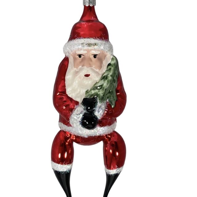 santa Claus, kris Kringle, kerstman, Father Christmas, kerst, christmas, kerstboom, christmastree, chrsitmas decoration, kerstversiering kerstbal, glass ornaments, nostalgic christmas, oude kerst