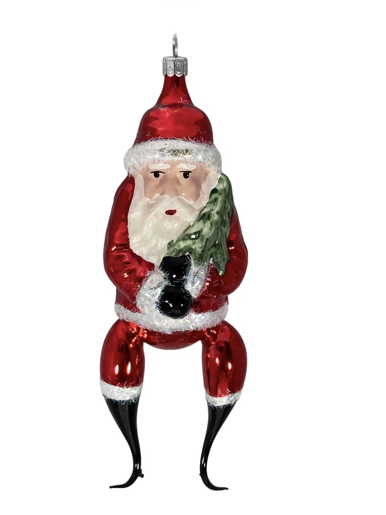 santa Claus, kris Kringle, kerstman, Father Christmas, kerst, christmas, kerstboom, christmastree, chrsitmas decoration, kerstversiering kerstbal, glass ornaments, nostalgic christmas, oude kerst