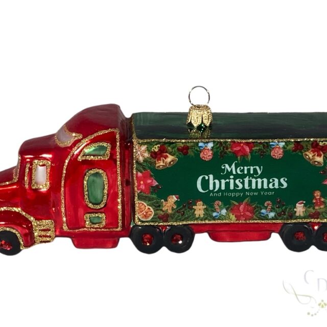 Truck, transport, vervoer, vrachtwagen, christmas, kerst, kerstdecoratie, christmasdecoration, christmastree, kerstboom,