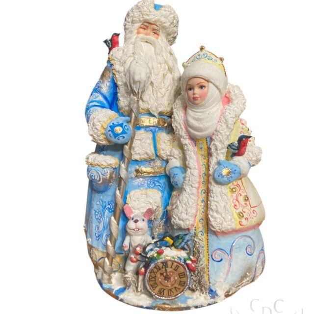 Dez Moroz- Snegurochka,christmas gerland, kerst ketting,kerst slinger,, ster, star, santa claus, kerstman, christmastree, kerstboom, , snowman, sneeuwman, holdiay season, winterdecorations,