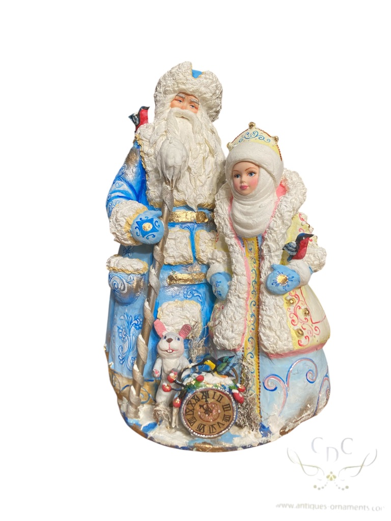 Dez Moroz- Snegurochka,christmas gerland, kerst ketting,kerst slinger,, ster, star, santa claus, kerstman, christmastree, kerstboom, , snowman, sneeuwman, holdiay season, winterdecorations,