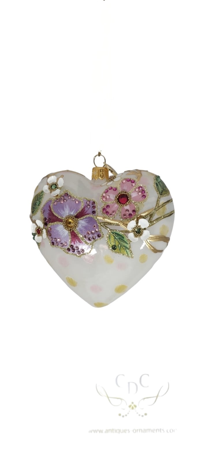 bejuweled heart, bedazzled heart, swarowski, hart met swaroski steentjes, kerst, christmas, christmasdecoration, kerstversiering, santa claus, kerstman, luxury heart, Glitterlab, glass ornaments