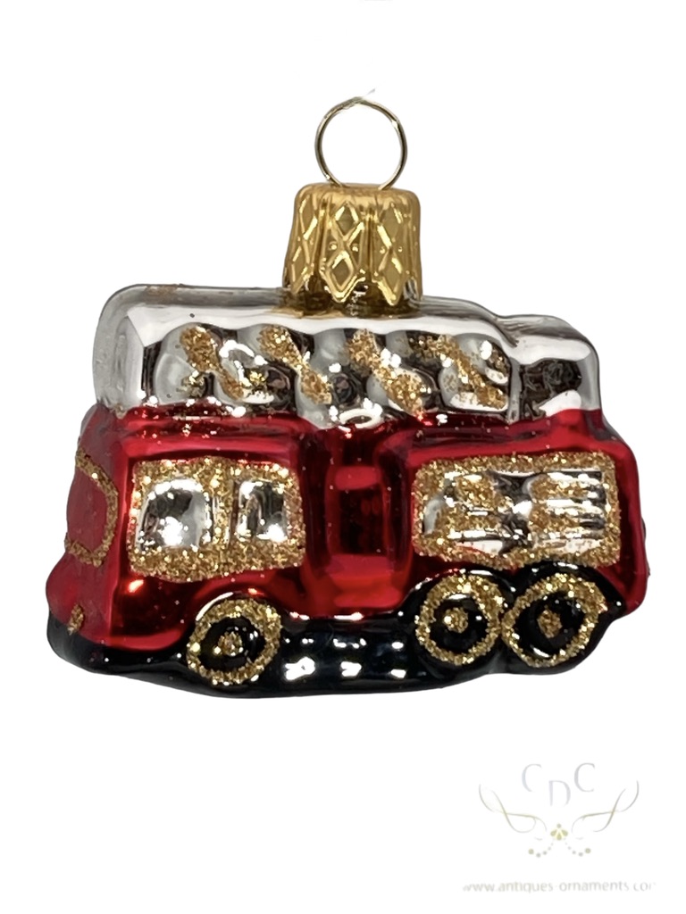 firetruck, brandweerwagen, transport, vehicle, vervoer, emergency services, hulpdiensten, kerst, kerstdecoratie, christmas, christsmasdecoration, santa claus, kerstman, kerstboom , christmas tree, huras ornaments, glas ornaments,